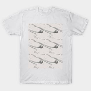 Gray abstraction on a light background T-Shirt